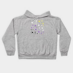 Enby Stars Kids Hoodie